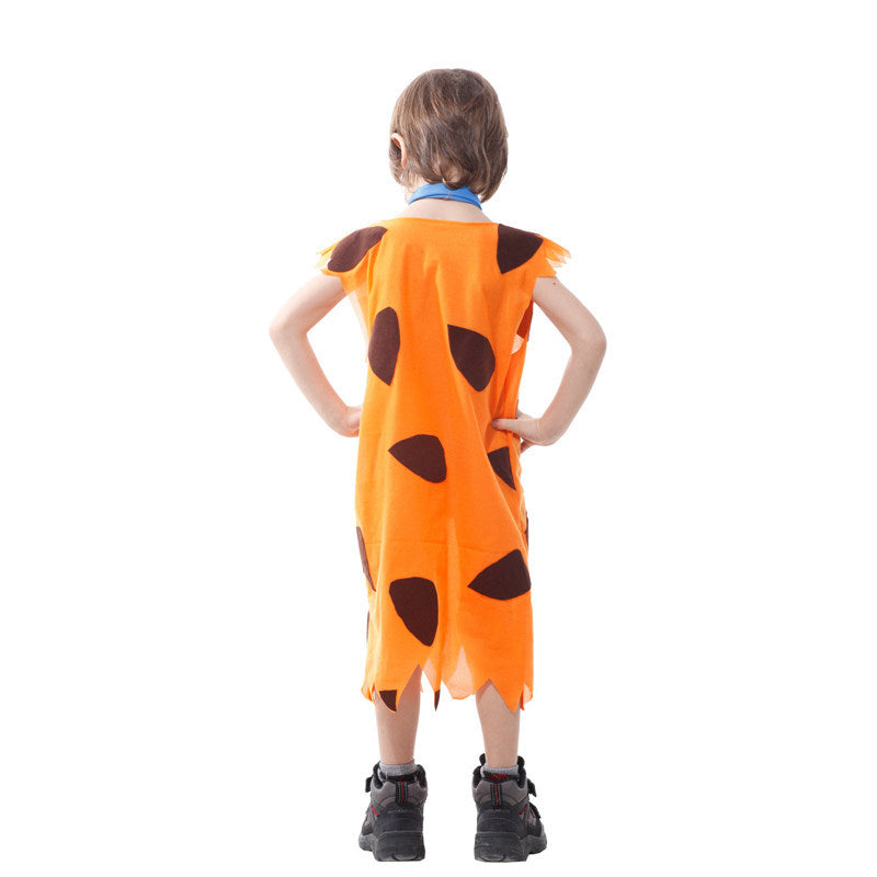 Fred Flintstone costume cosplay performance costume Modern Primitive Man activity performing costumes