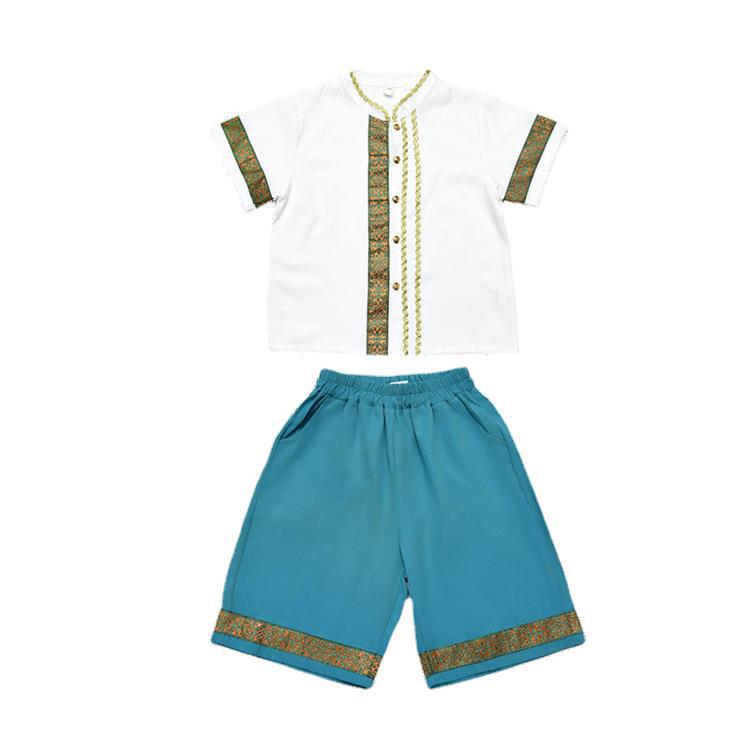 Children's new Chinese style Tang costume Han costume boys' summer Chinese style Dai girls' ethnic style dragon boat festival costume