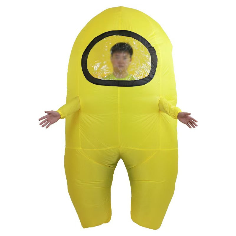 multi-color spaceman inflatable clothing anime game