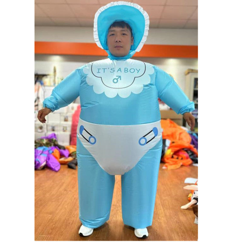 Funny inflatable baby costume