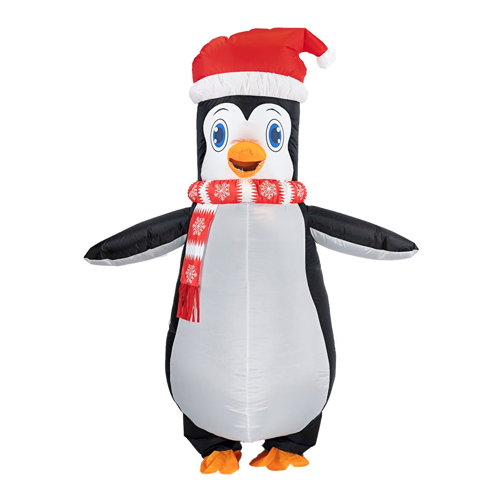 Christmas elk Gingerbread Man Costume party party stage atmosphere props Santa Claus inflatable costume
