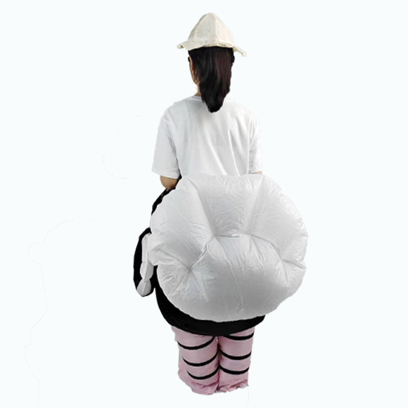 Ostrich inflatable clothing cross-border swing costume holiday party campus parent-child activities doll clothing modeling catwalk