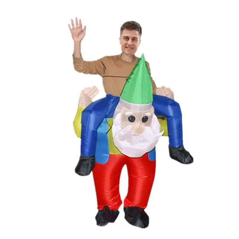 Santa Claus inflatable clothing stage performance Christmas elk costume performance wear snowman costume performance
