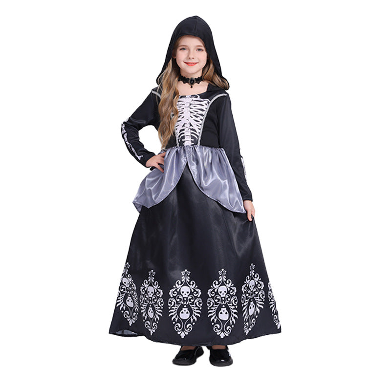Halloween cosplay vampire costume girl character dress up party costume witch dress
