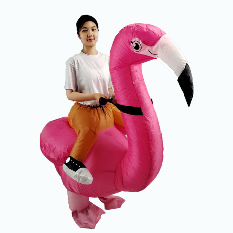 Ostrich inflatable clothing cross-border swing costume holiday party campus parent-child activities doll clothing modeling catwalk