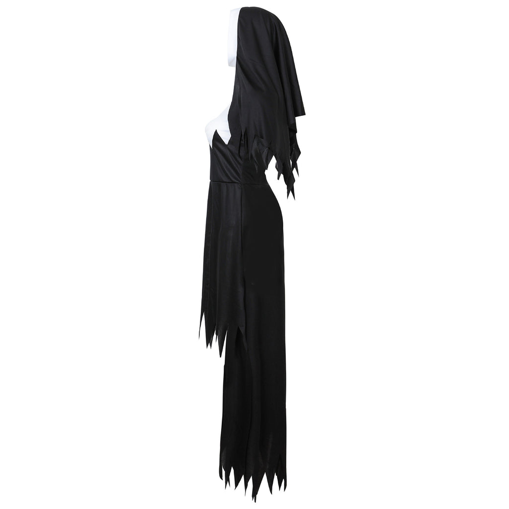 European and American ladies Halloween nun costume cosplay cosplay vampire demon costume