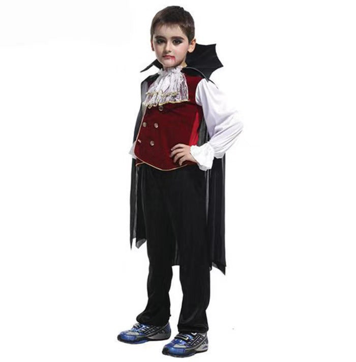 Children's Halloween Vampire Gothic Cosplay Costume