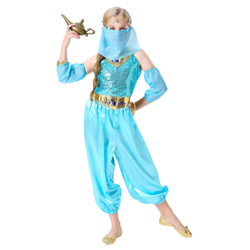 Children's Day India dance costume new Halloween fairy tale Aladdin children princess costume 61