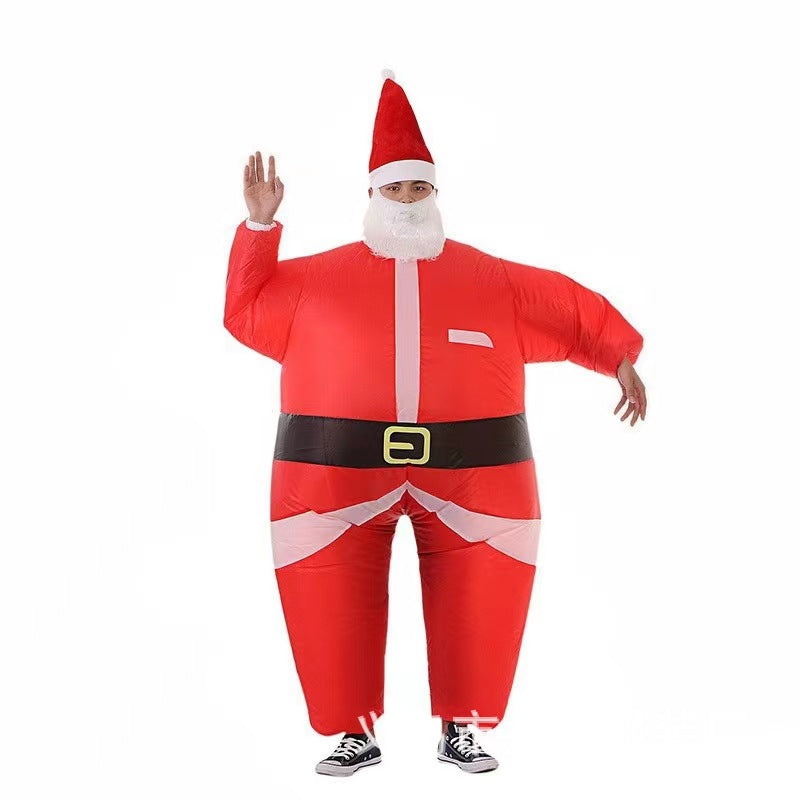 Christmas elk Gingerbread Man Costume party party stage atmosphere props Santa Claus inflatable costume