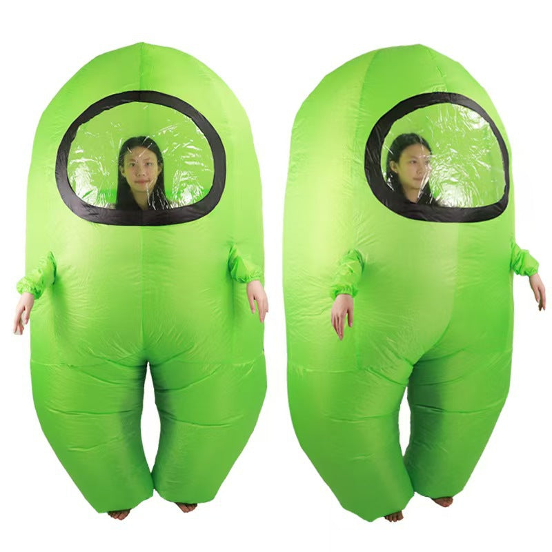 multi-color spaceman inflatable clothing anime game