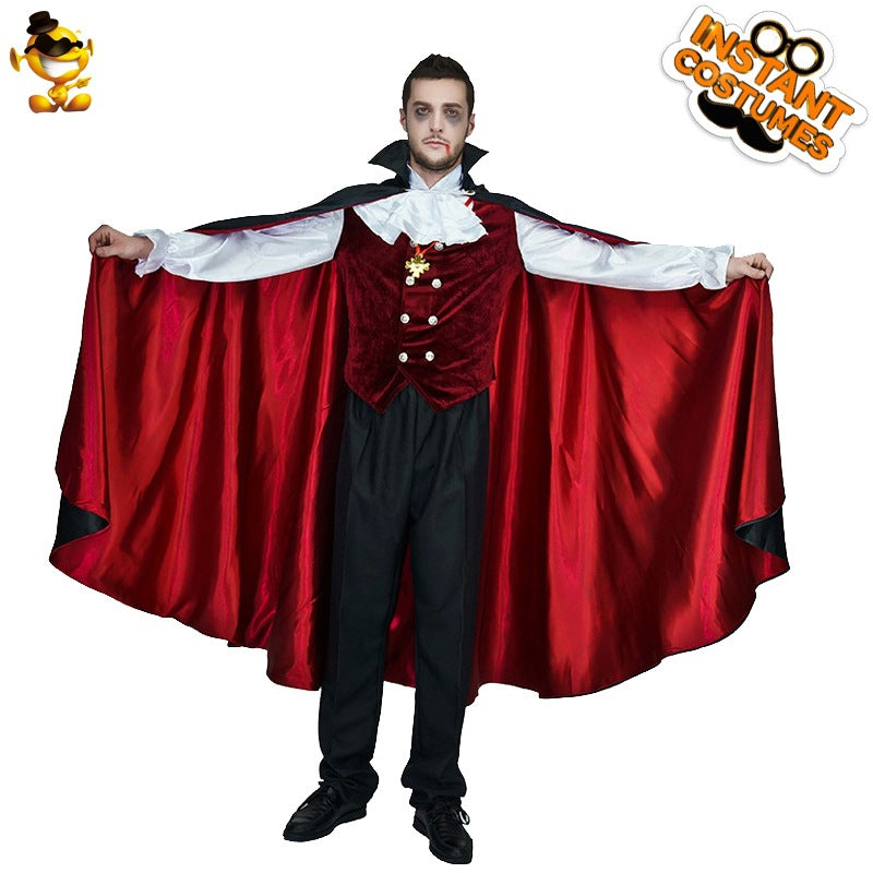 Halloween vampire clothes male horror vampire character cosplay clothes Halloween Carnival party costume