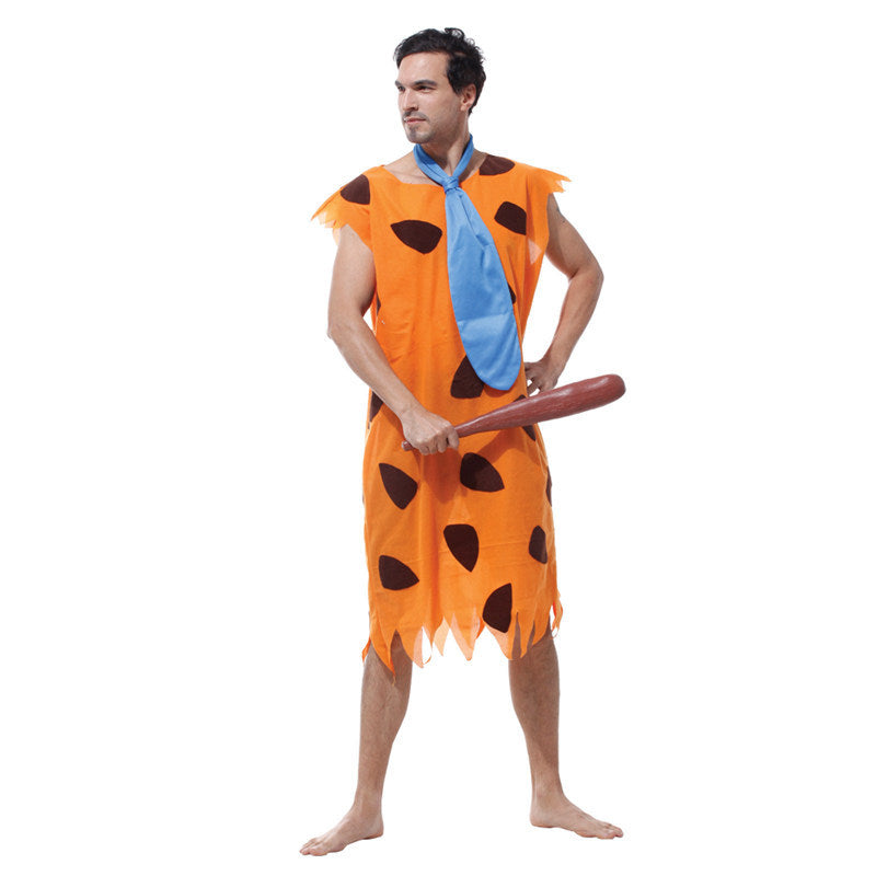 Fred Flintstone costume cosplay performance costume Modern Primitive Man activity performing costumes