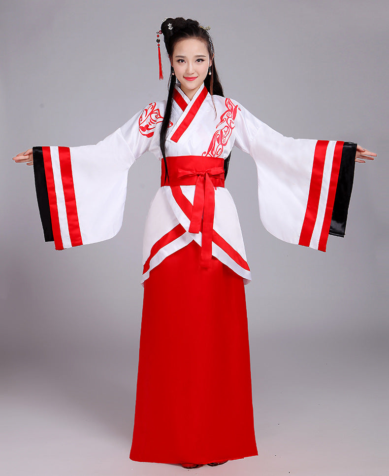 New Ancient Chinese clothing Quyi Hanfu improve Tang suit women's ancient costume costume performance wear performance costume women's clothing girl