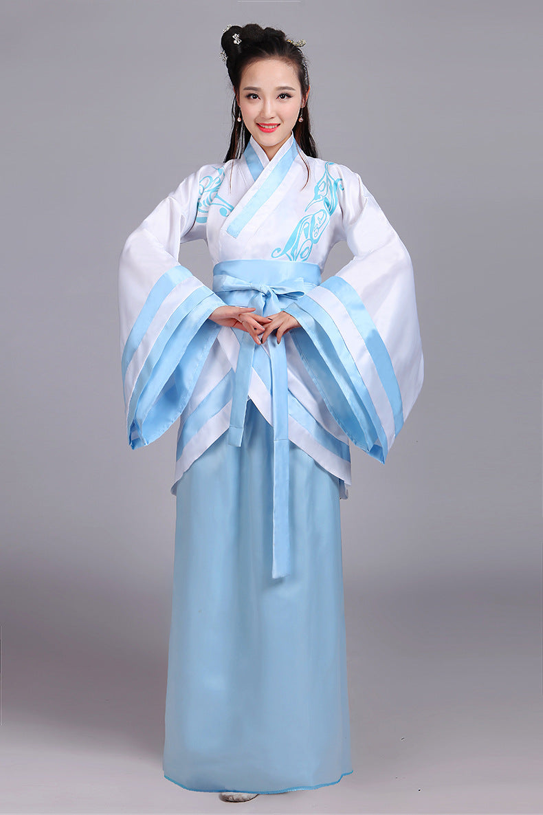 New Ancient Chinese clothing Quyi Hanfu improve Tang suit women's ancient costume costume performance wear performance costume women's clothing girl