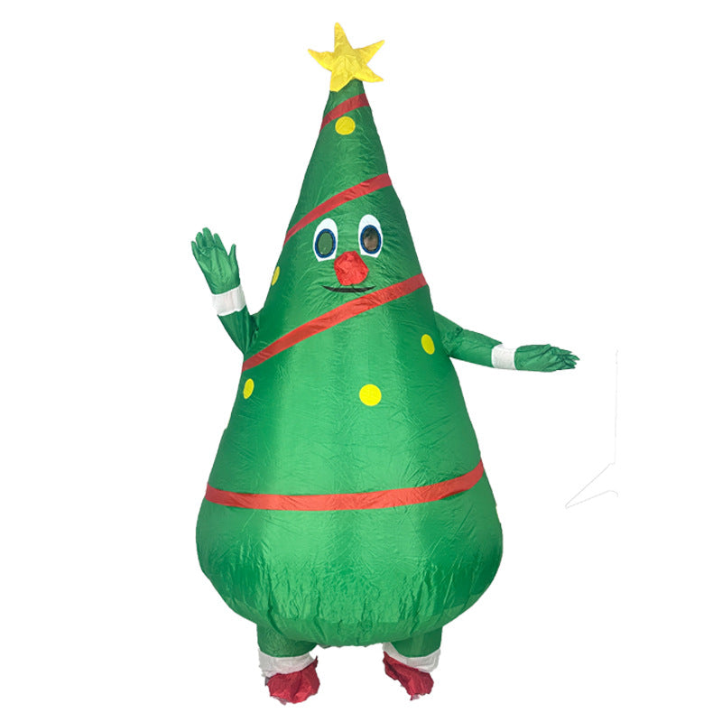 Christmas elk Gingerbread Man Costume party party stage atmosphere props Santa Claus inflatable costume