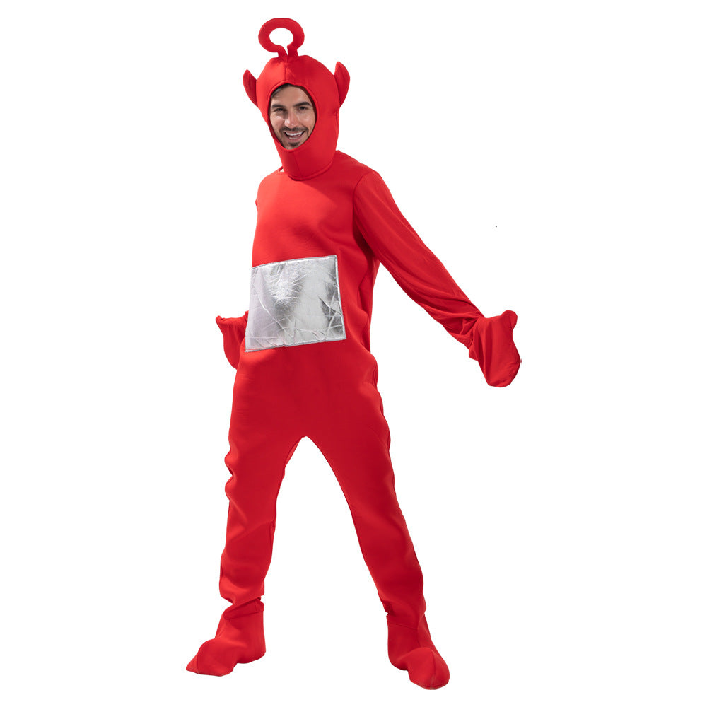 Factory cartoon character Teletubbies Play costume party funny outfit campus activity Halloween cute costume