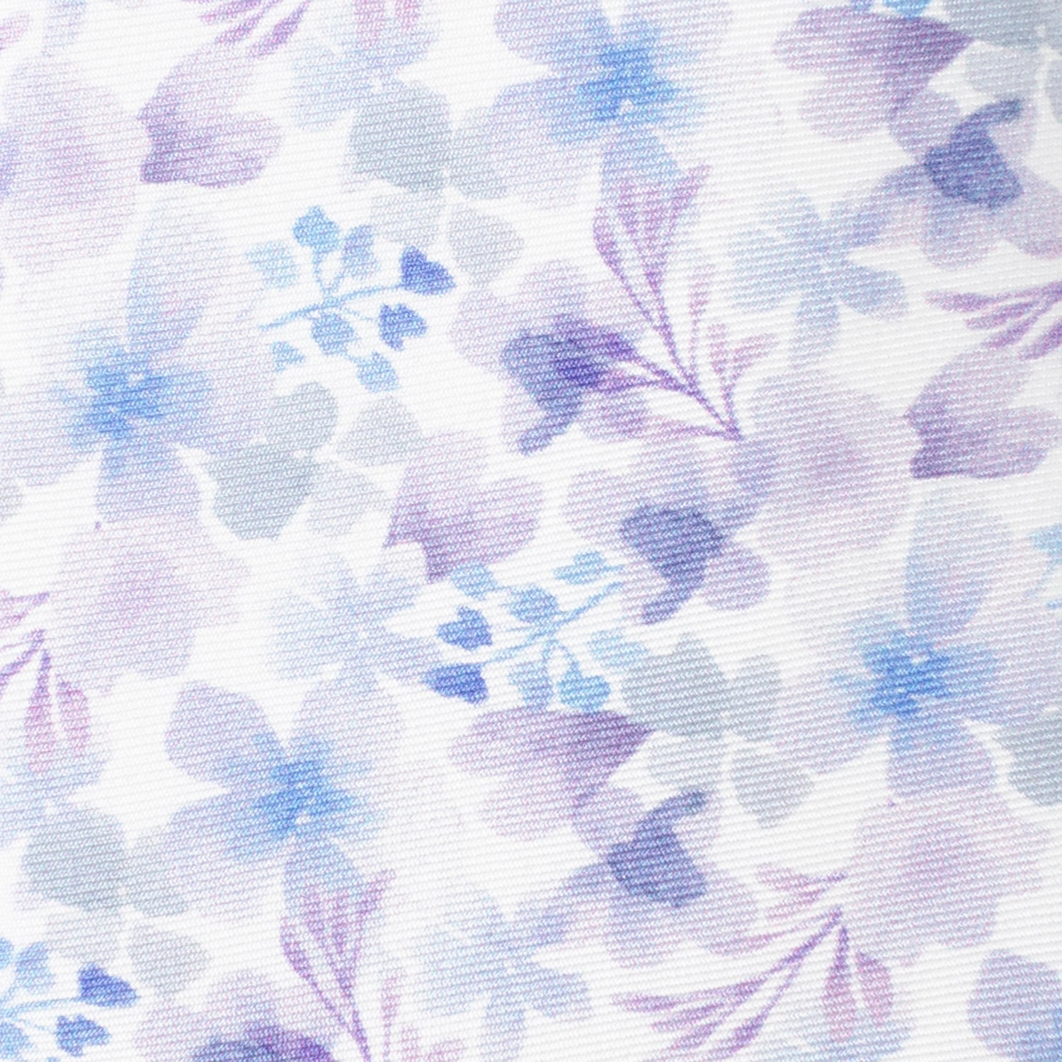 Watercolor Lavender Mix Print Silk Men's Tie