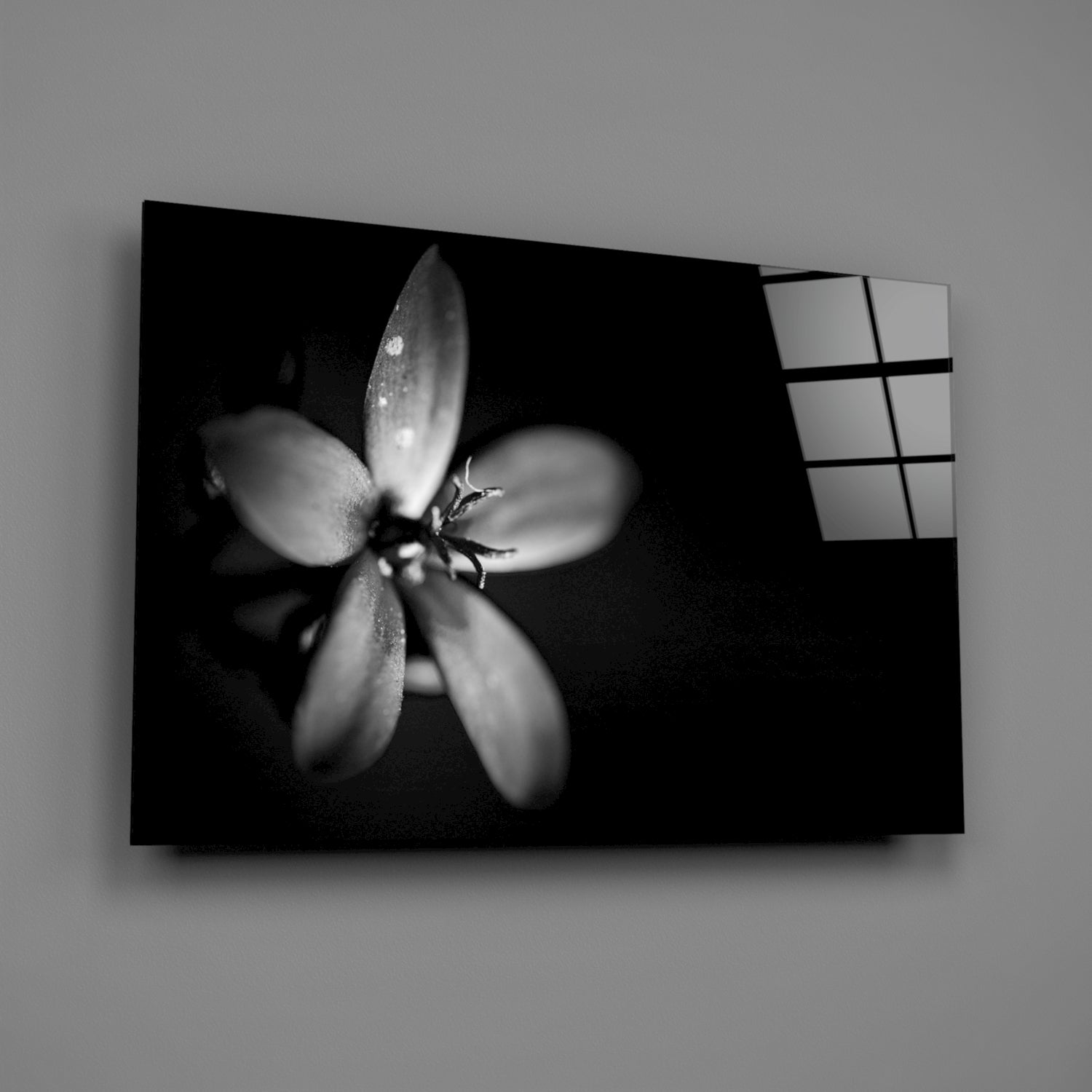 Flower Glass Wall Art