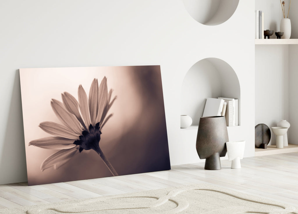 Flower Glass Wall Art