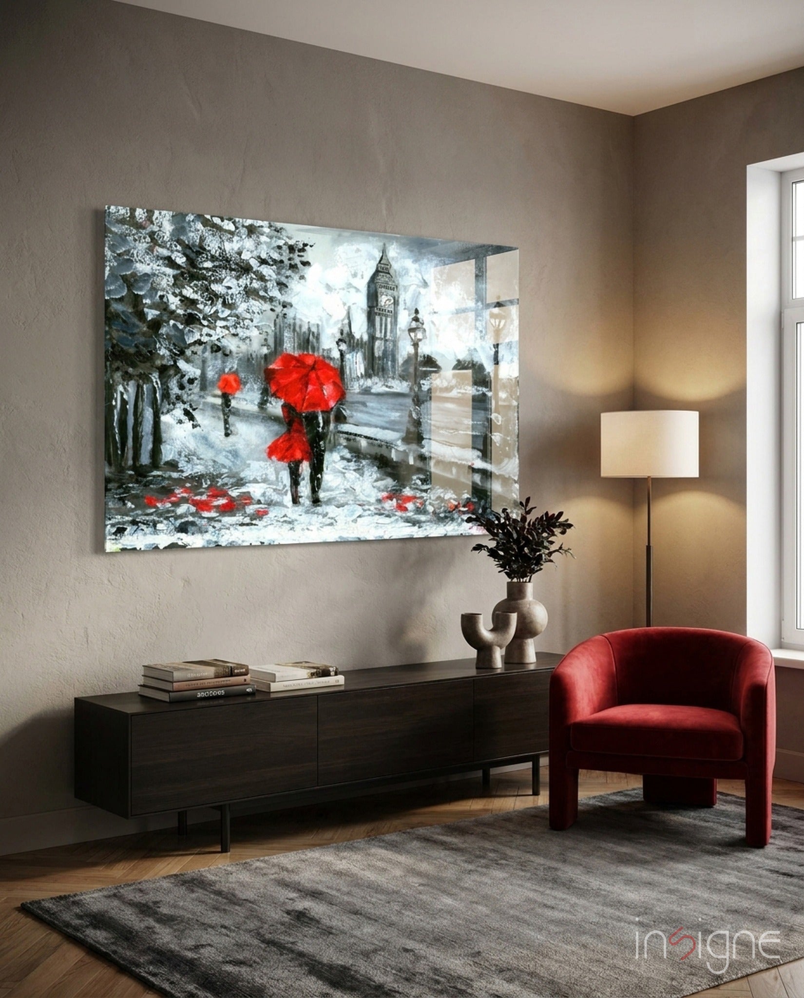 London Glass Wall Art
