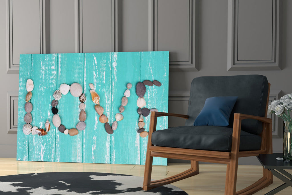 Love Glass Wall Art
