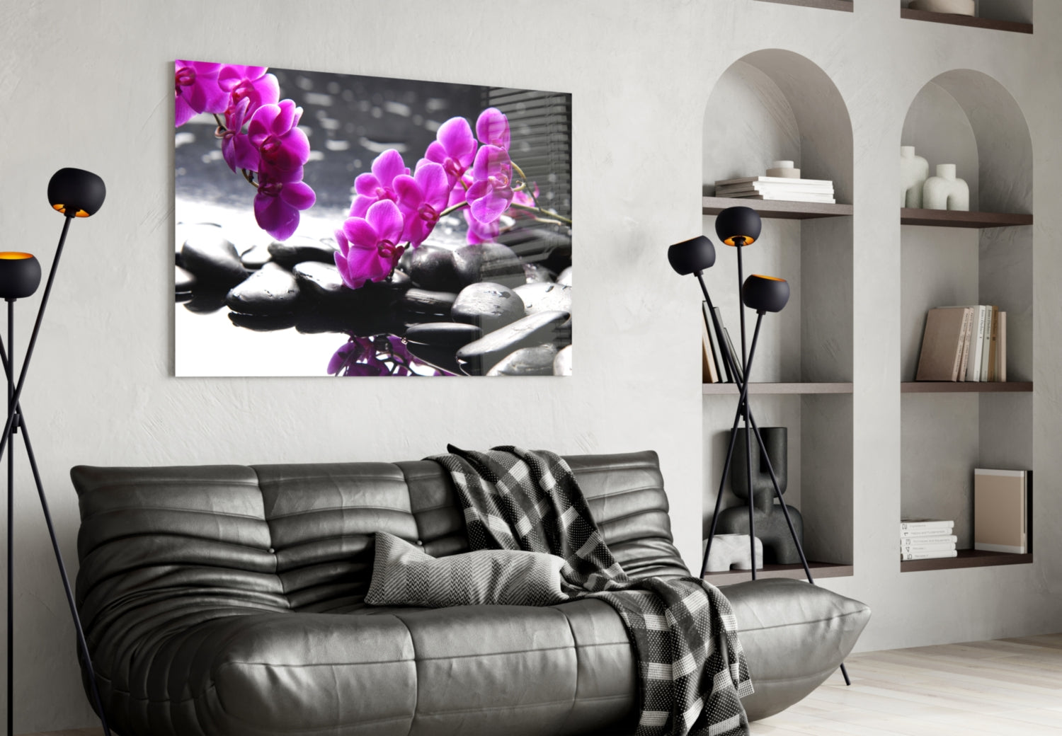 Spa Glass Wall Art