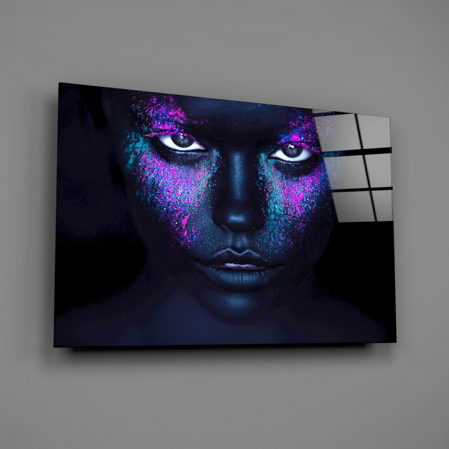 Woman Portrait Glass Wall Art