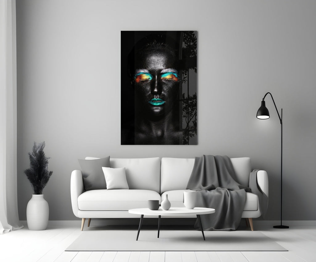 Woman Glass Wall Art