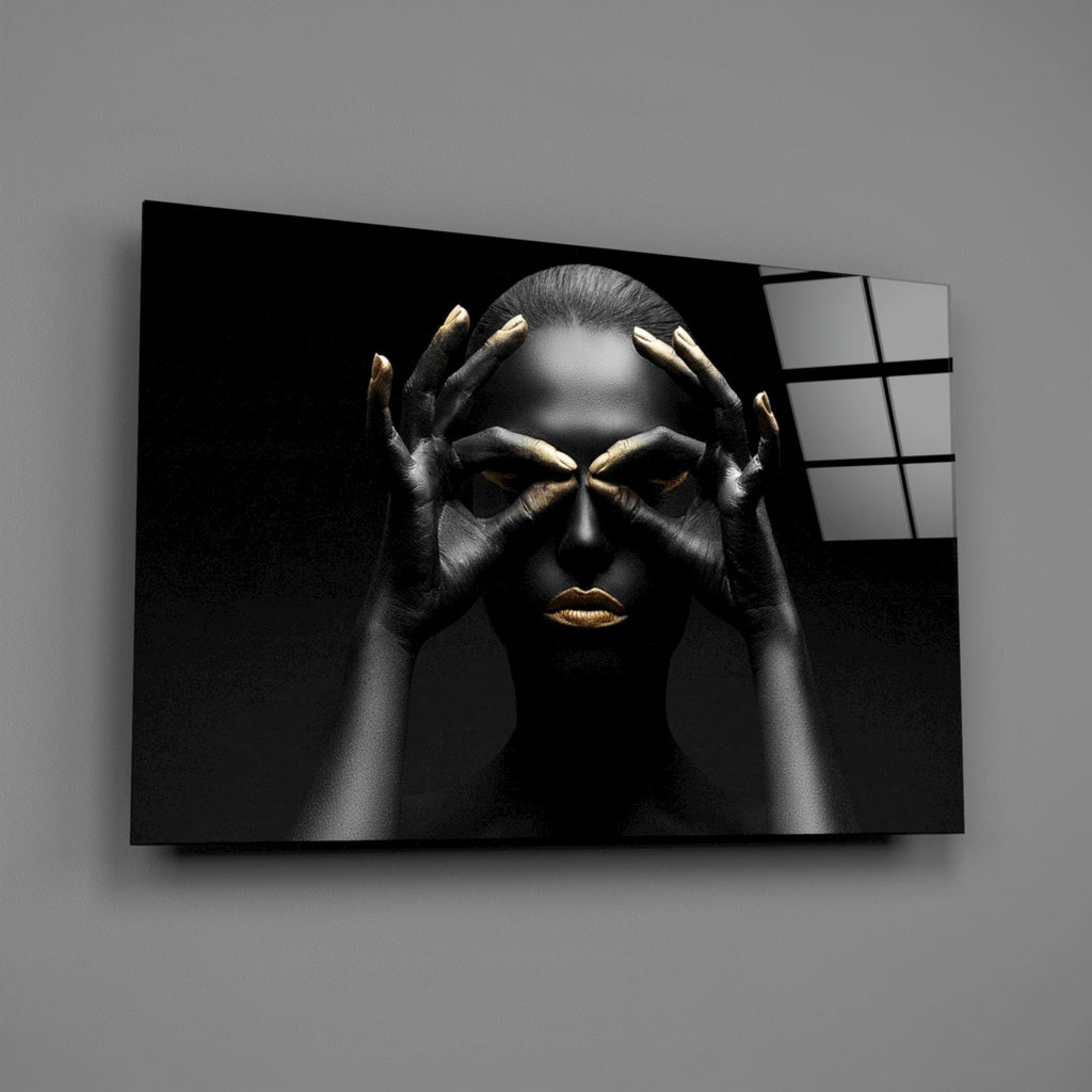 Woman Glass Wall Art