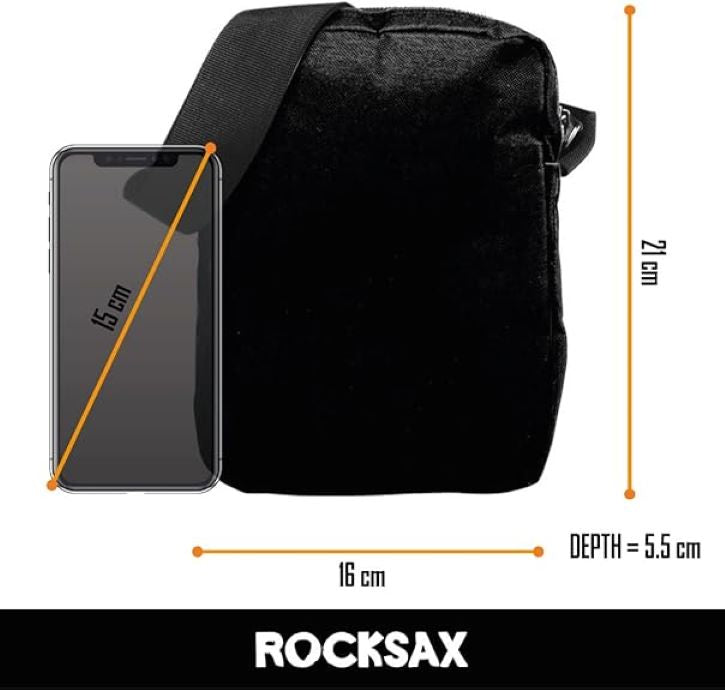 Rocksax Motorhead England Fire Crossbody Bag
