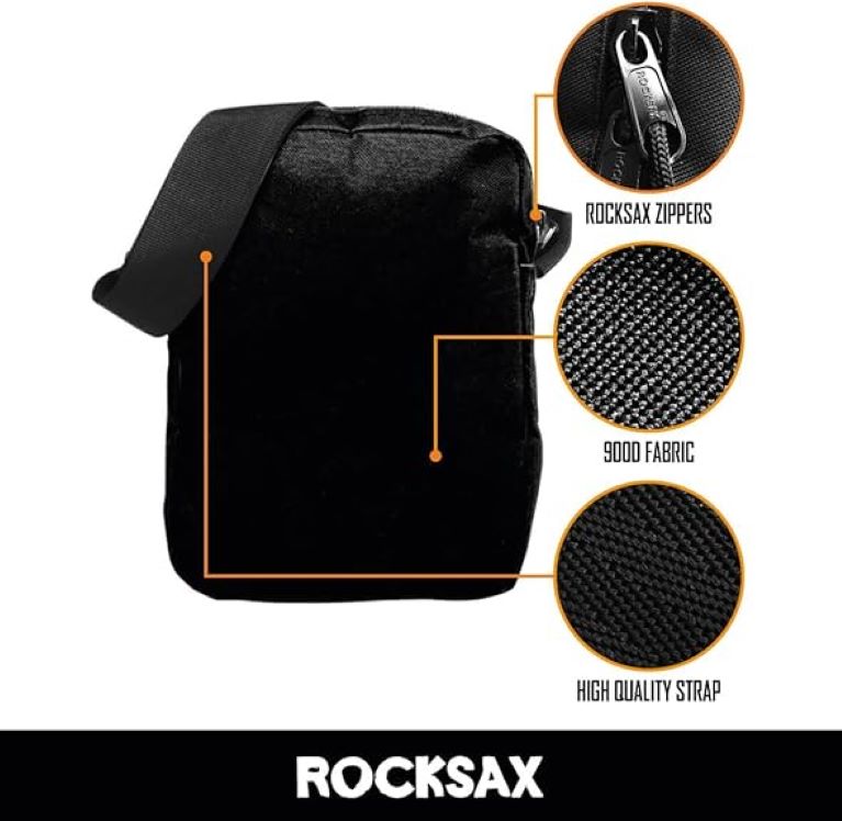 Rocksax Motorhead England Fire Crossbody Bag
