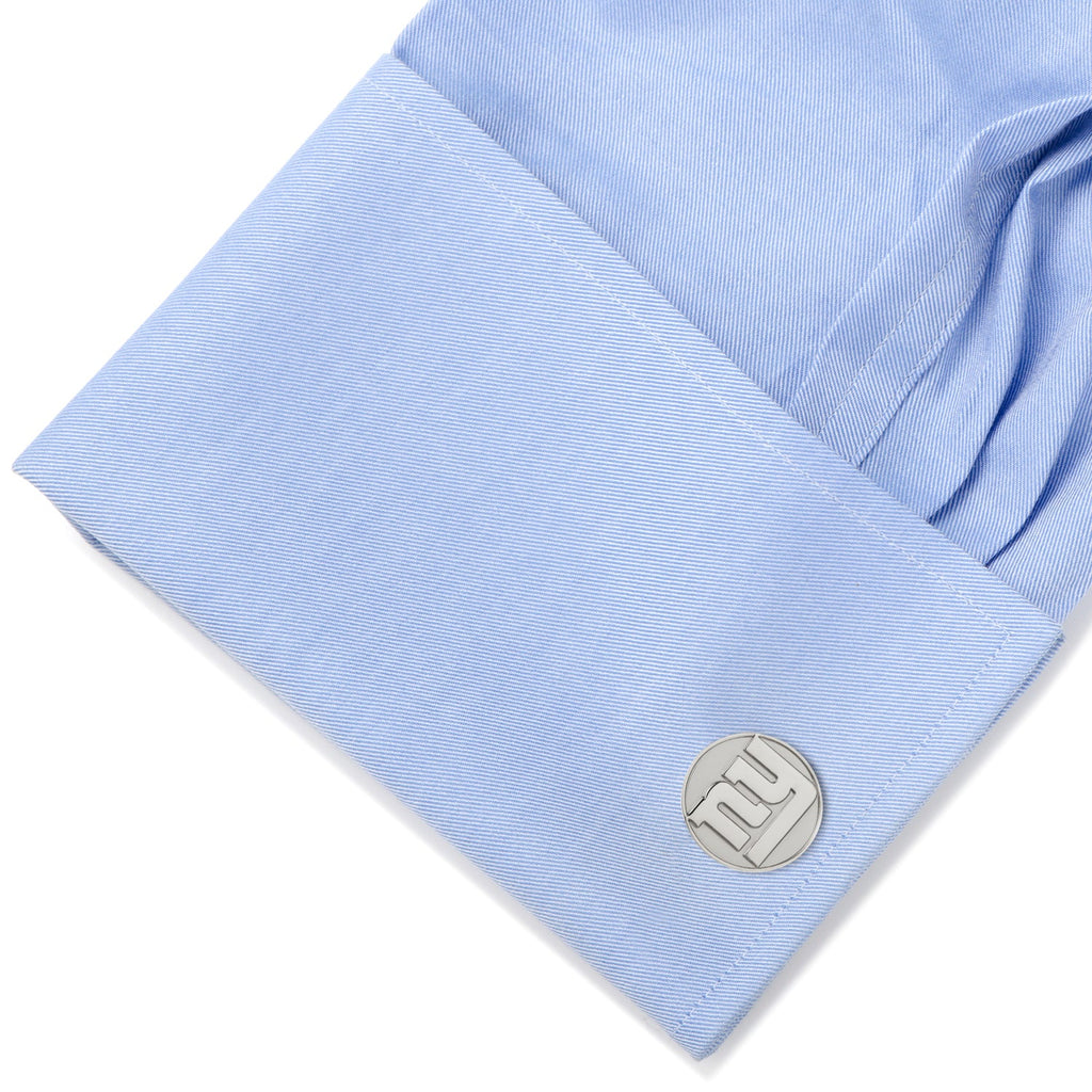 NFL New York Giants Silver Edition Cufflinks