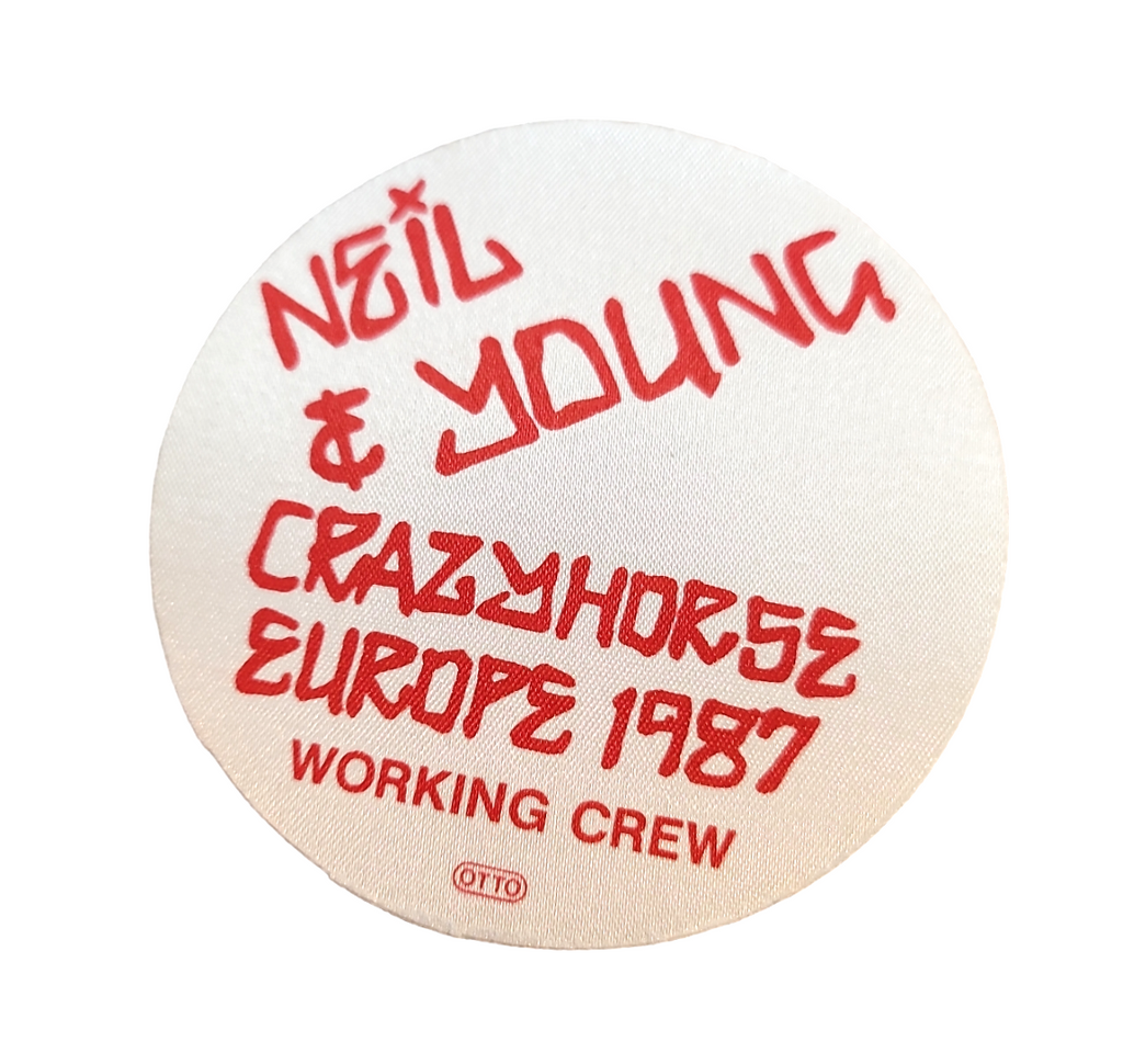 Neil Young & Crazy Horse 1987  Backstage Pass OTTO