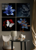 Flowers Quadro Glass Wall Art