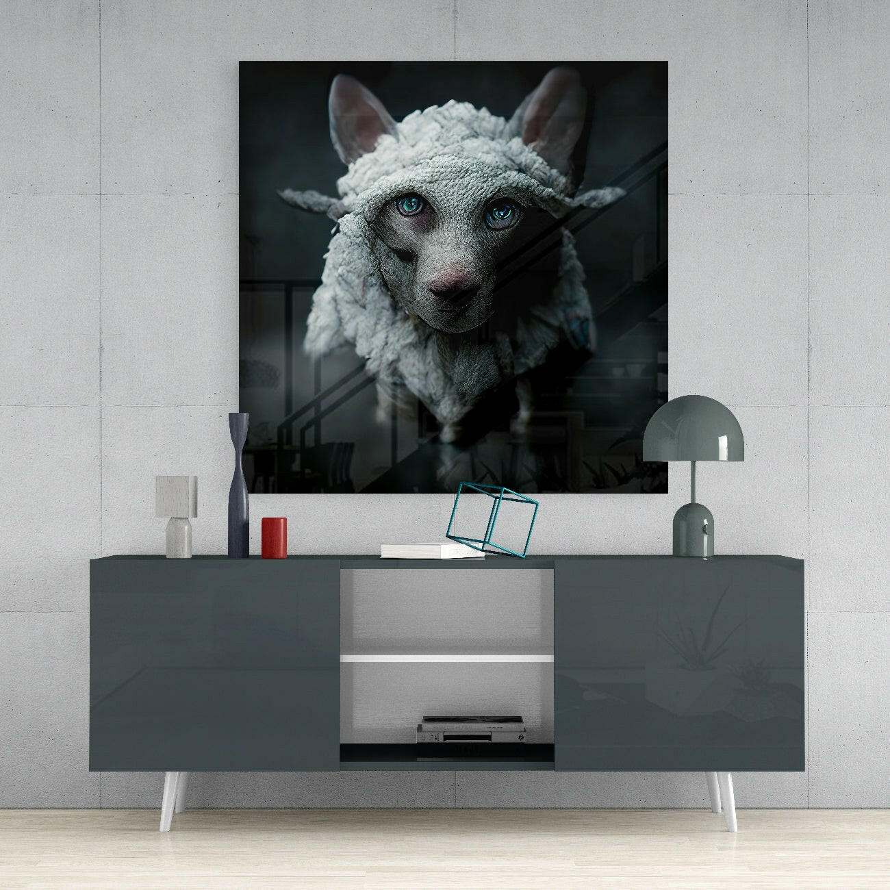 Deception Glass Wall Art  || Designers Collection