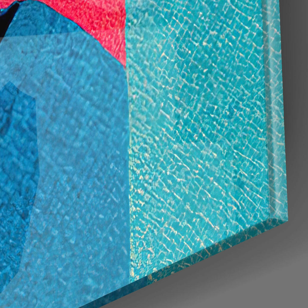 Masked Glass Wall Art  || Designer Collection