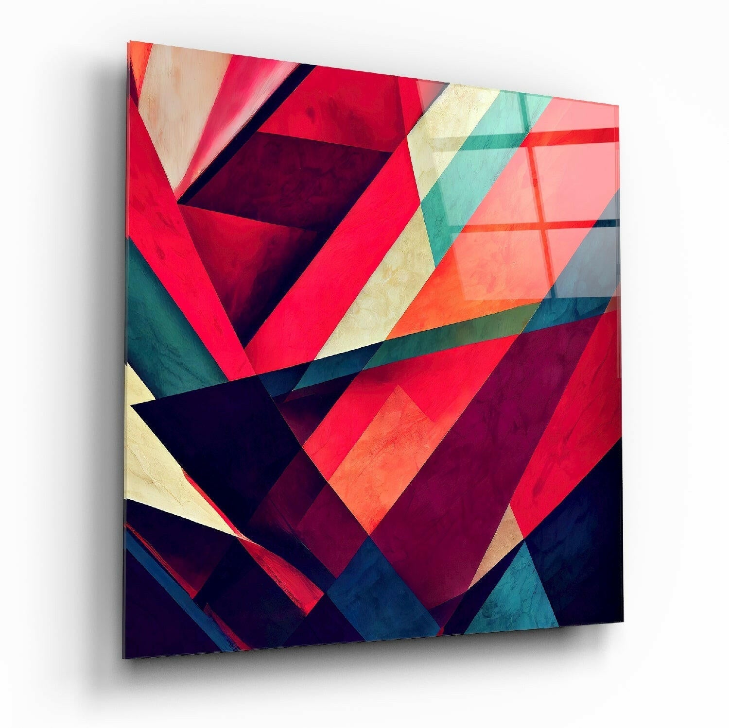 V's Glass Wall Art  || Designer Collection