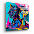 Picasso's Mind Glass Wall Art  || Designer Collection