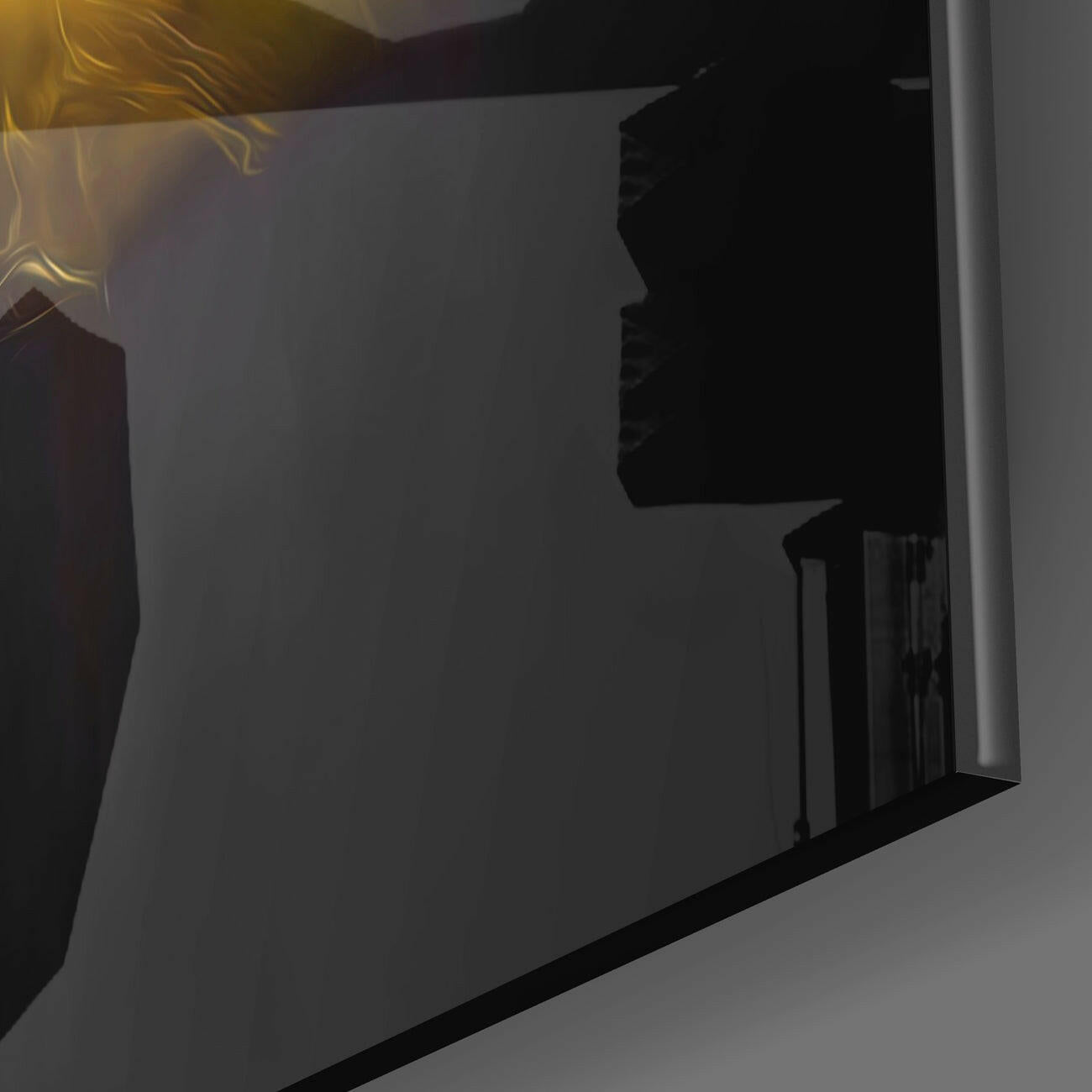 Me Flying Glass Wall Art  || Designer Collection