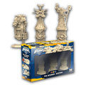 Super Fantasy Brawl: The Wizards' Statues