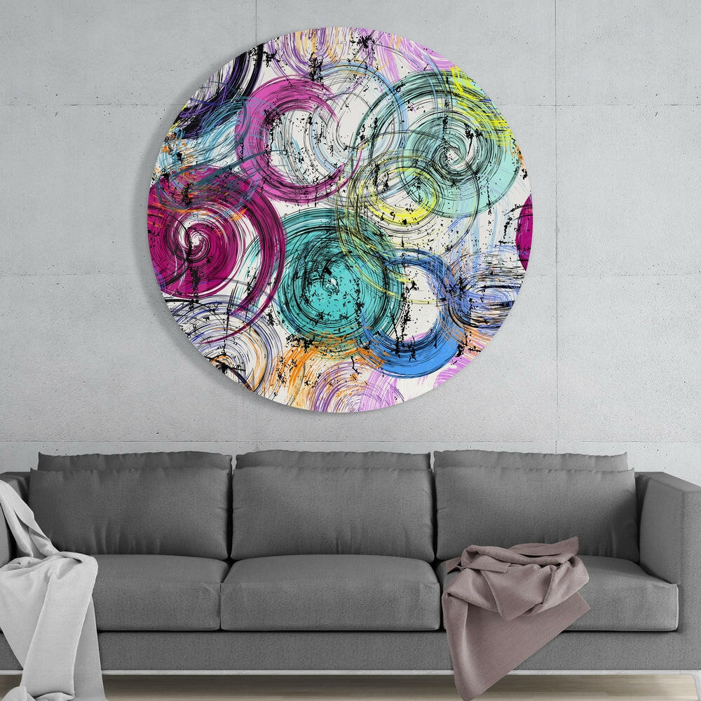 Loop Glass Wall Art