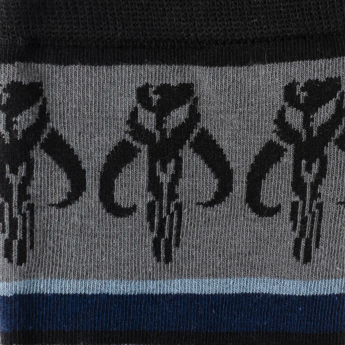 Star Wars Mandalorian Mythosaur Striped Dress Socks and Lapel Pin Gift Set