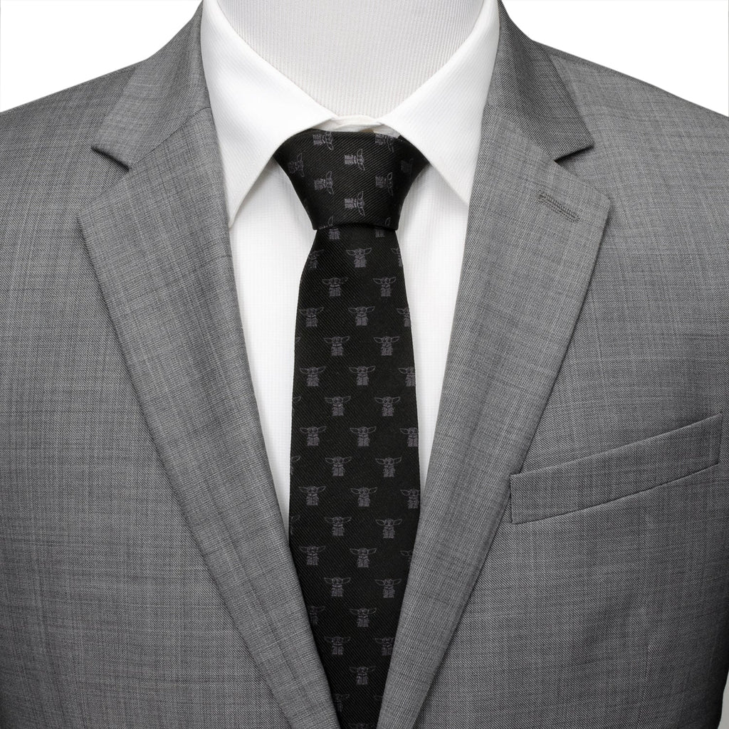 Star Wars Grogu Black Tie