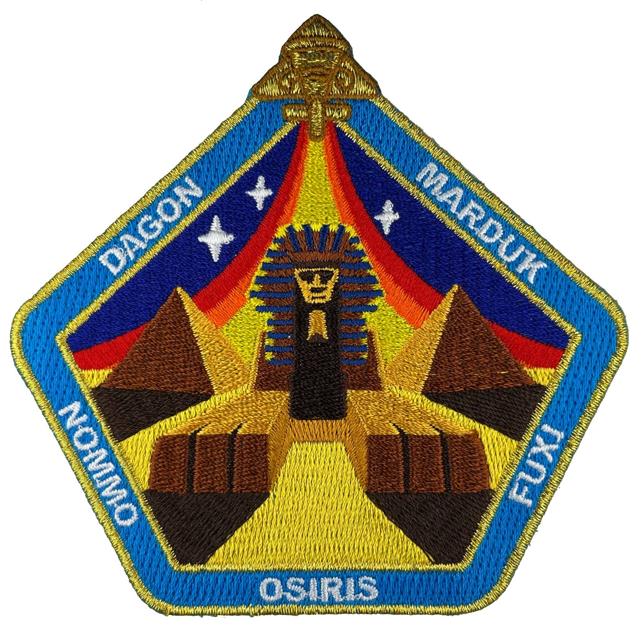 Sphinx Central - Nazca Ancient Astronaut Mission Patch: Iron-on