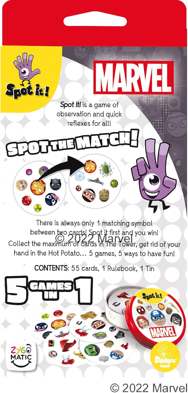 Spot It! Marvel Emojis (Eco Blister)