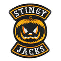 Stingy Jacks Jack-o-lantern Pumpkin Halloween Biker Patch: Iron-on