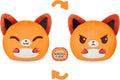 TeeTurtle Reversible Plushie: Kawaii Cuties - Sly Fox - 4"