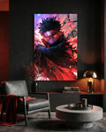 Obito: Rage of the Sharingan Glass Wall Art || Designer Collection
