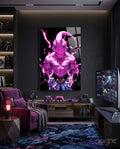 Pure Evil Kid Buu Glass Wall Art || Designer Collection