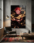 Sand King Gaara Glass Wall Art || Designer Collection